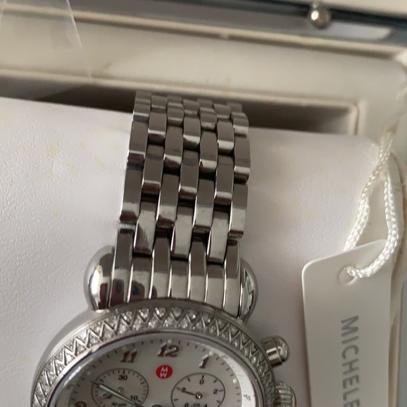 Michele CSX 36 Diamond Bezel Chronograph Watch - Picture 14 of 17